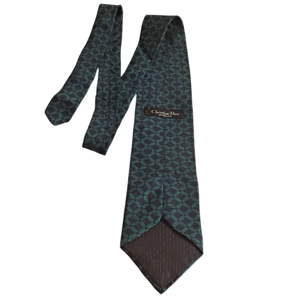 Christian Dior Monsieur Geometric Silk Tie